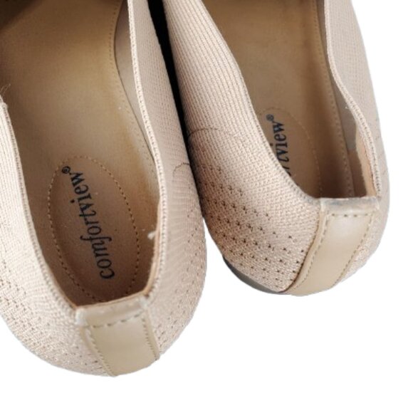 Comfortview women's tan slip on shoes size 11M - Picture 3 of 4